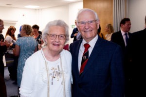 (Mr and Mrs Eakin at the presentation)