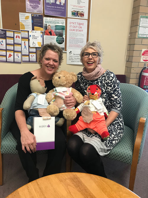ostomy support bears creator receiving donations